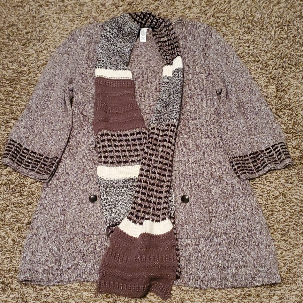 Style & Co long sweater/scarf - Picture 1 of 5
